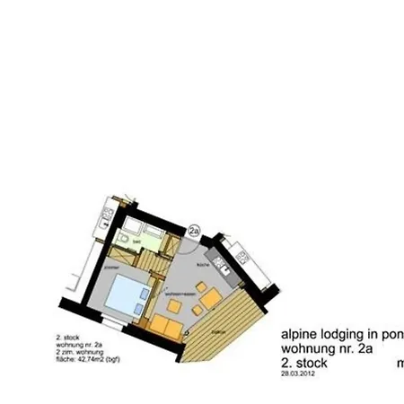 Alpine 2-bett-wohnung Chesa Plattner 
